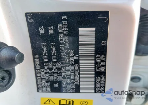 2016 Lexus Nx 200T Base from USA, damaged, VIN JTJBARBZ4G2090884